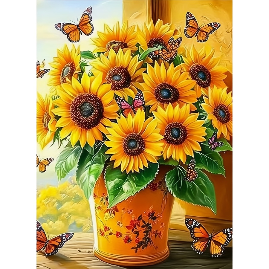 Art Craft Butterfly - 풀 스퀘어 다이아몬드, 프레임 없음새로운 5D