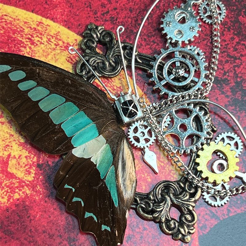 Art Craft Butterfly - 스팀펑크 나비 프레임 DIY 키트 실제