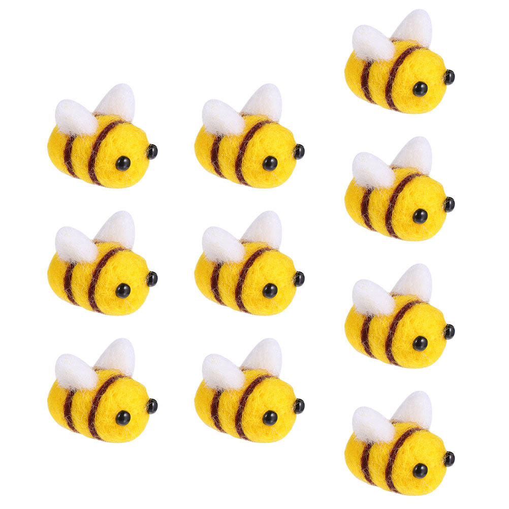 Art And Craft For Nursery - 20Pcs 양모 펠트 꿀벌 공예 키트