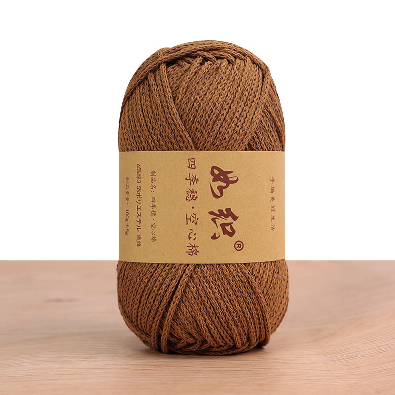 85M/롤 100g 크로 셰 뜨개질 뜨개질 원사 65% - Macrame Cord Cotton 리뷰 및 가격