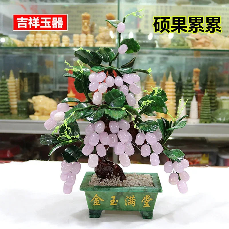 돌 장식 포도 나무 Zhaocai 홈 액세서리 예술과  - Tv Art And Craft 리뷰 및 가격