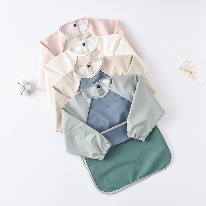 어린이 아기 긴 소매 PU Bibs 어린이 유아 미술  - Art Craft Easy 리뷰 및 가격