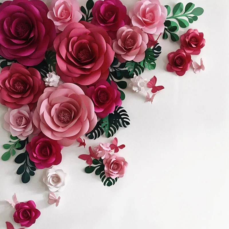 DIY 대형 종이 장미꽃 배경 풀 키트 (웨딩 & 이벤 - Art And Craft For Nursery 리뷰 및 가격