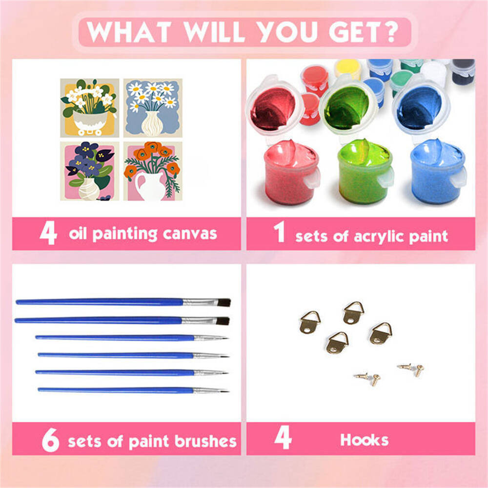 숫자로 그림 키트 지중해 마을 장면 캔버스 아트 Han - Art Craft Easy 리뷰 및 가격