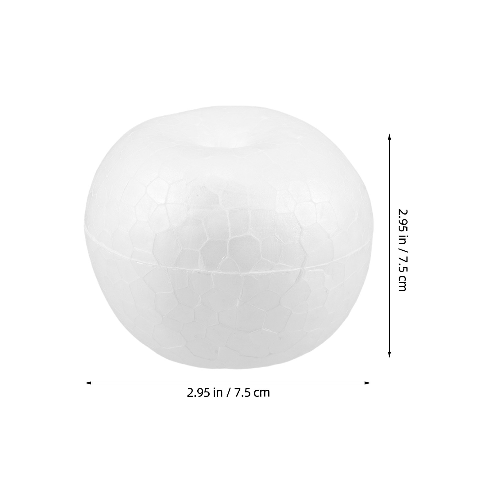 20개입 흰색 폼 과일 7.5cm 매끄러운 공예 구체  - Art Craft School 리뷰 및 가격