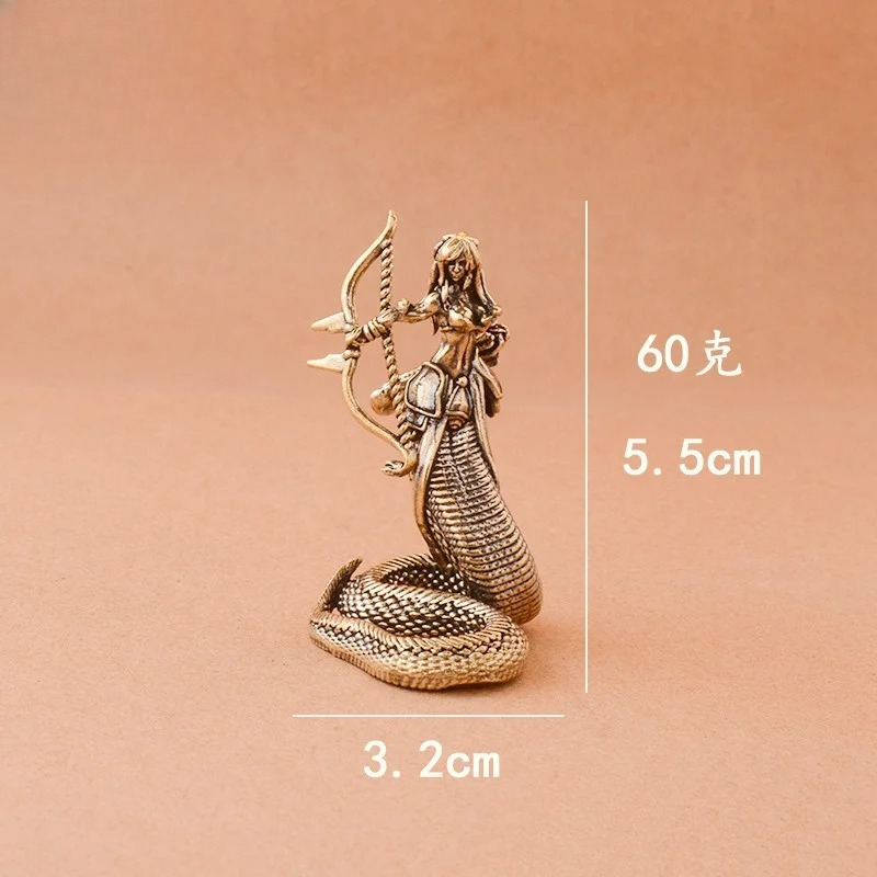 1pcs 황동 메두사 장식품 고대 그리스 뱀 여성 공예 - Tv Art And Craft 리뷰 및 가격