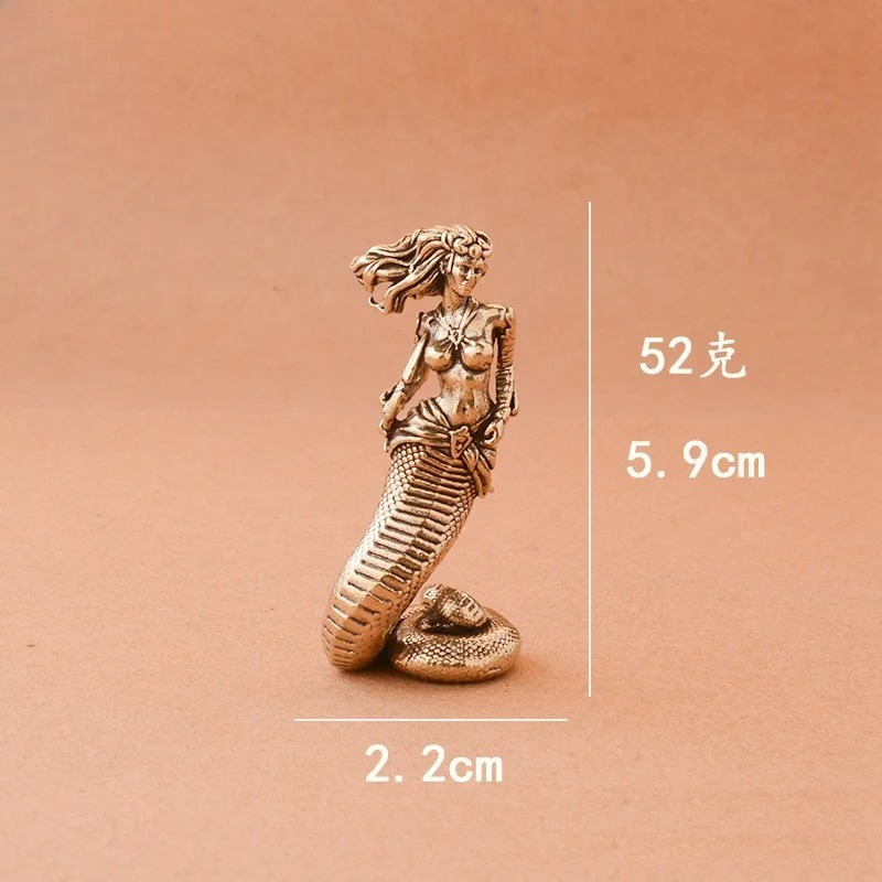 1pcs 황동 메두사 장식품 고대 그리스 뱀 여성 공예 - Tv Art And Craft 리뷰 및 가격
