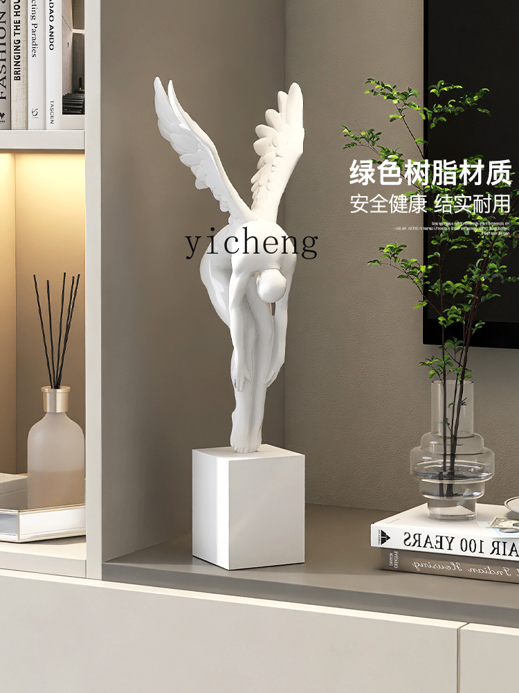 LYY 추상 예술 피규어 데스크탑 장식품 홈 데코 거실 - Tv Art And Craft 리뷰 및 가격