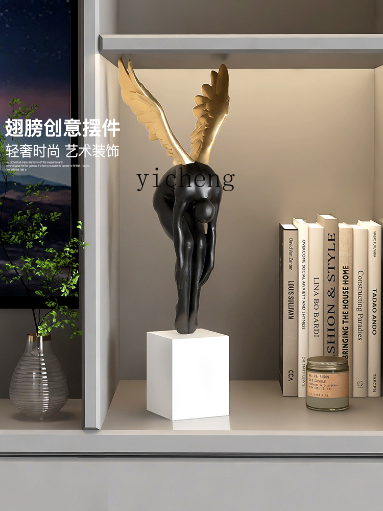 LYY 추상 예술 피규어 데스크탑 장식품 홈 데코 거실 - Tv Art And Craft 리뷰 및 가격