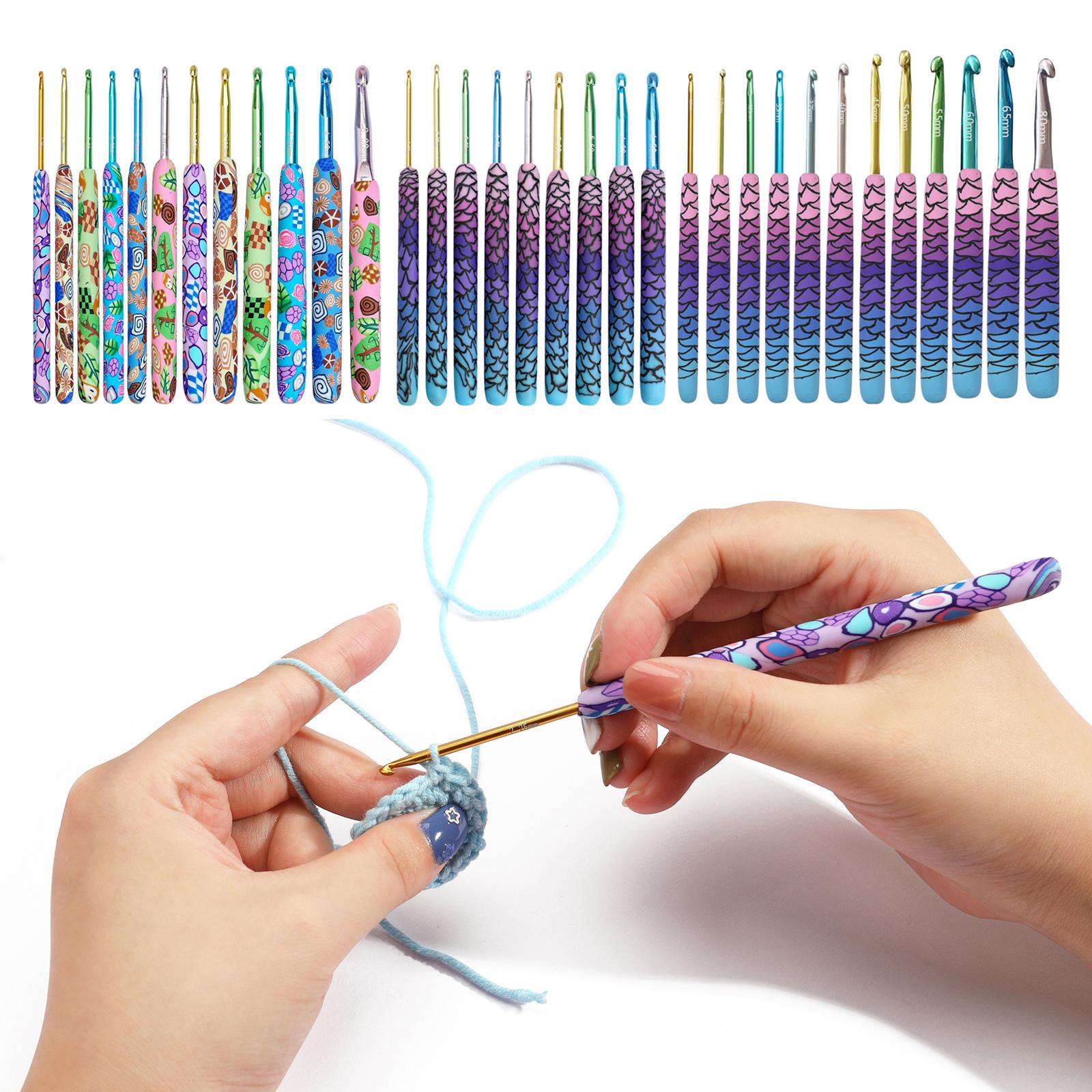후크 세트, 인체공학적 후크, 실, 소프트 핸들, 초보 - Polymer Clay Set 리뷰 및 가격