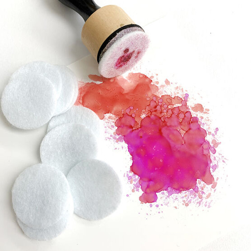 알코올 잉크 미니 어플리케이터 도구 펠트 50개/세트, - Alcohol Ink Set 리뷰 및 가격