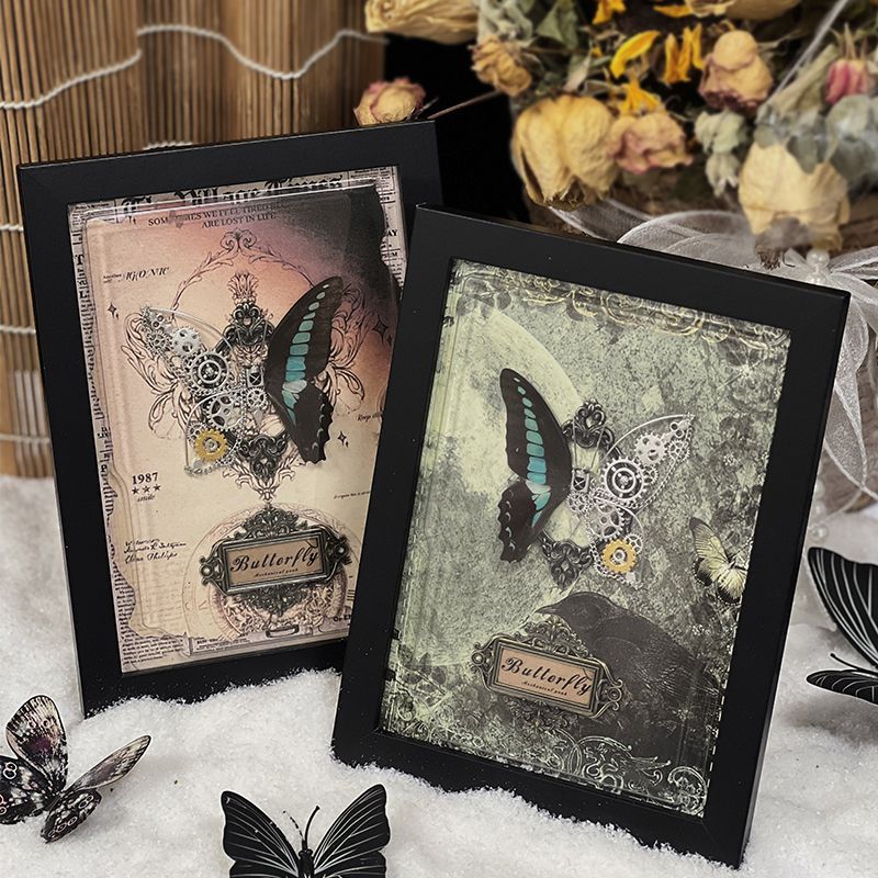 스팀펑크 나비 프레임 DIY 키트 실제 곤충 표본 기계 - Art Craft Butterfly 리뷰 및 가격