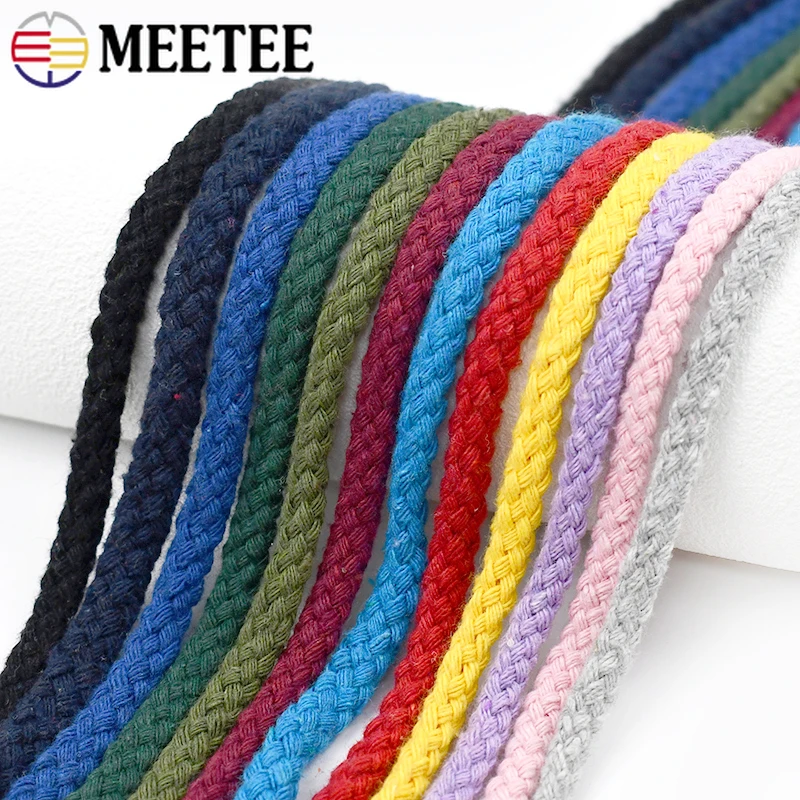 10/50M 5/7mm 면끈 재봉용 꼬임 로프 가방끈  - Macrame Cord Cotton 리뷰 및 가격