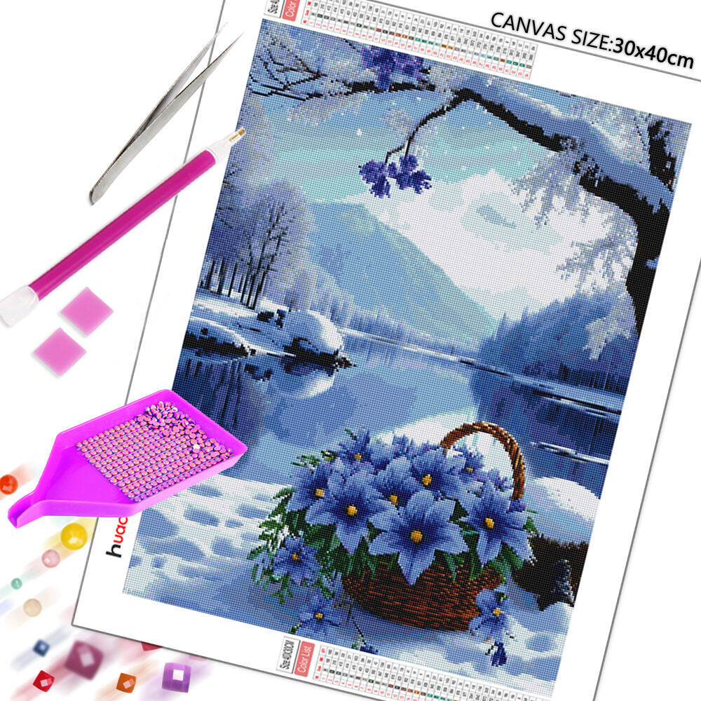 Huacan 2025 다이아몬드 그림, 돌고래 하늘 다 - Art Craft Winter 리뷰 및 가격