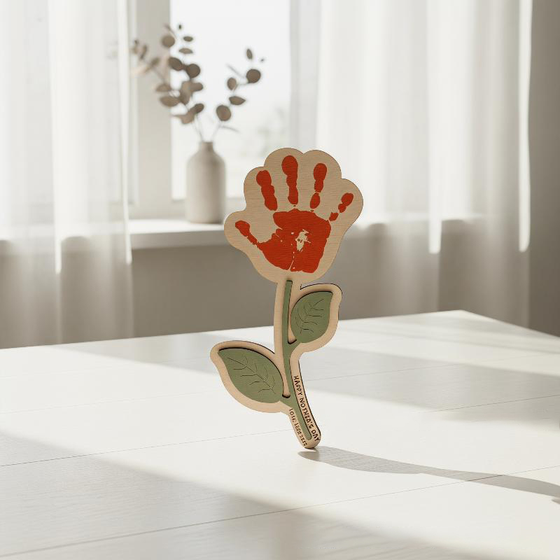 빈 손자국 나무 꽃 플라크 DIY 페인팅 미완성 나무  - Art And Craft For Nursery 리뷰 및 가격