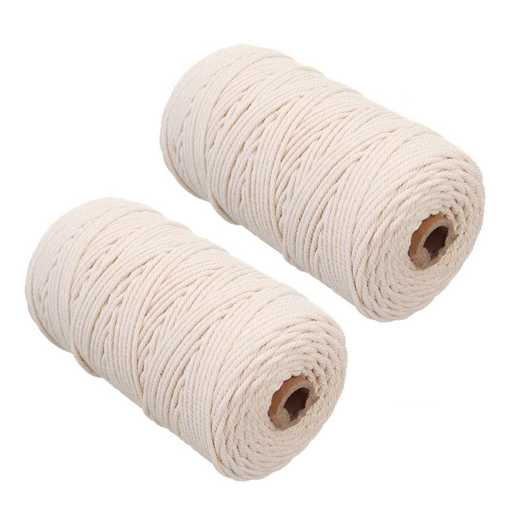 마크라메 로프 2mm 200M 천연 면 코드 DIY 공 - Macrame Cord Cotton 리뷰 및 가격
