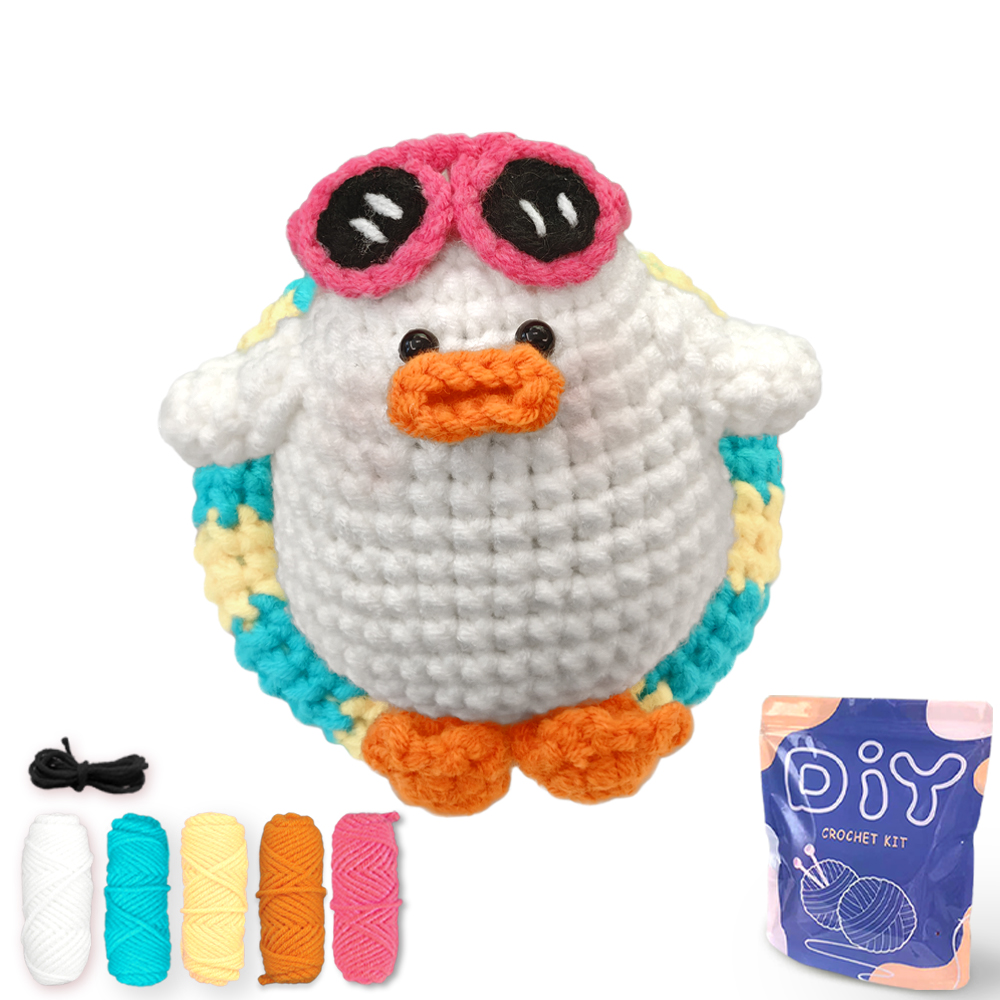 야마신 DIY 코바늘 키트 초보자 친화적 수영 오리 공 - Art Craft Easy 리뷰 및 가격