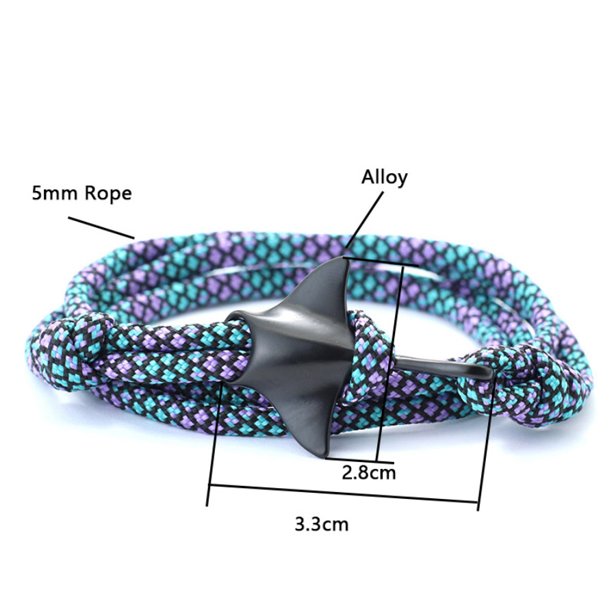 세련된 만타 팔찌 남성 여성 멀티 레이어 Paracor - Macrame Cord Cotton 리뷰 및 가격