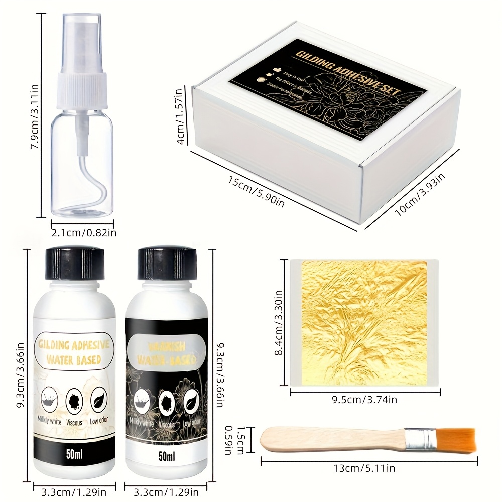 50ml+50ml 골든 리프 글루, 산화 방지, 공예  - Art Craft Using Leaves 리뷰 및 가격